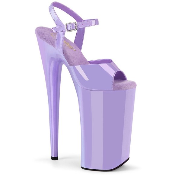Pleaser Shoes - Pleaser Beyond 009 Lavender Platform High Heel Sandals